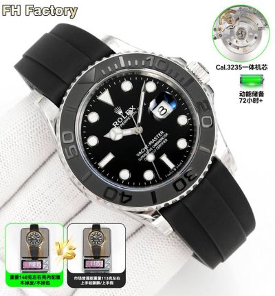 FH Factory Rolex Yacht-Master 226679TBR 3235 Movement 42mm Watch